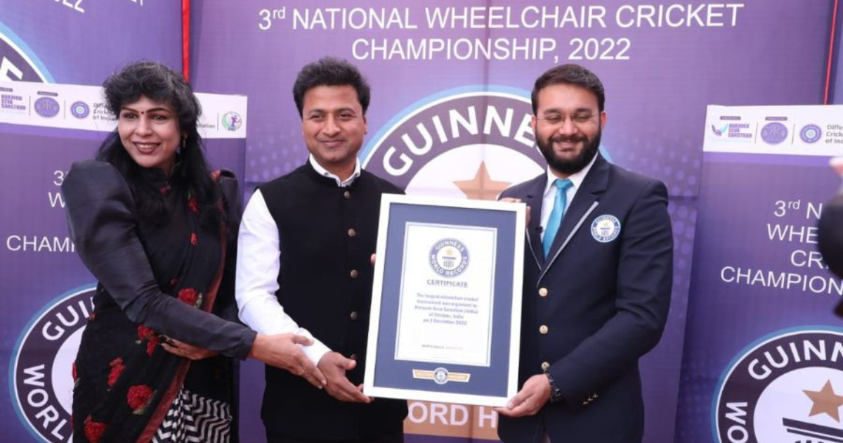 Narayan Seva Sansthan Sets a Guinness Book of World Records With World's Largest Wheelchair Cricket Tournament On International Day Of Disabled Persons